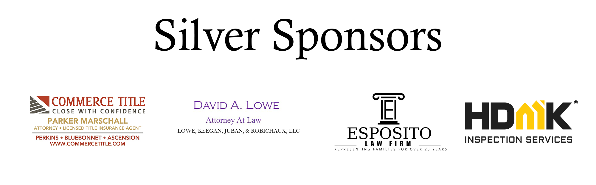Silver Sponsors2 Silver Sponsors2